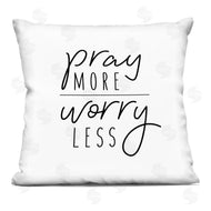 Jessica Mundo | Pray More Worry Less Sentiment Minimal Text