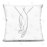 Ros Ruseva | Hands Intertwined Linework Drawing Romantic Gesture