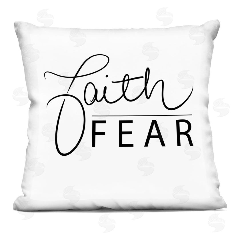 SD Graphics Studio | Faith Over Fear Motto Minimal Clean Typography