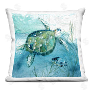 Carol Robinson | Sea Turtle over Map