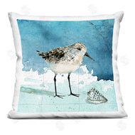 Carol Robinson | Sandpiper Bird over Map