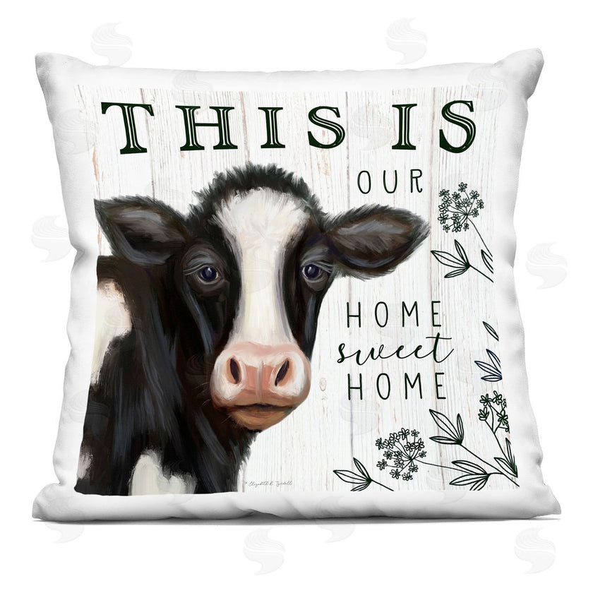 Elizabeth Tyndall | Our Home Sweet Home Phrase Dairy Farm Cow