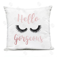 Amanda Greenwood | Hello Gorgeous Black Eyelashes Typography