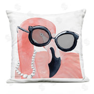 Gina Ritter | Glam Fashion Pink Flamingo Sunglasses Pearls Bird