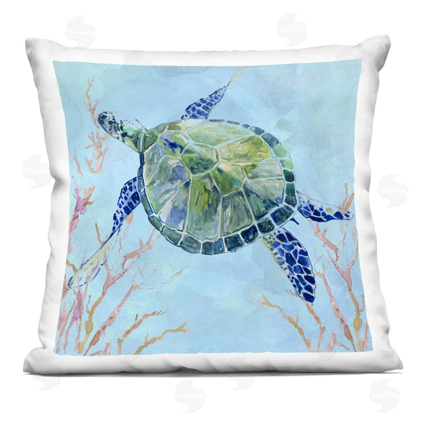 Carol Robinson | Deep Sea Aquatic Tortoise Orange Kelp Water Turtle