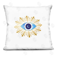 Amanda Greenwood | Evil Eye Radiant Abstract Shapes Crescent Moon