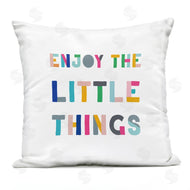 CAD Designs | Enjoy Little Things Kids' Motivational Phrase Block Typography