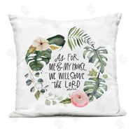 Valerie Weiners | Serve the Lord Joshua 24:15 Tropical Palms