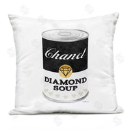 Amanda Greenwood | Fashion Pop Black Soup Can Diamond Glam Designer