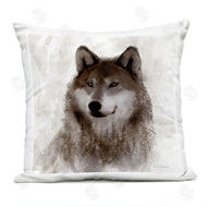 Carol Robinson | Woodland Wild Wolf Portrait Abstract Fir Tree Forest