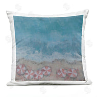 Reesa Qualia | Abstract Ocean Shore Beach Umbrella Coast