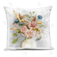 Nan | Wildflower Watercolor Bouquet Country Vase Floral Painting