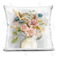 Nan | Wildflower Watercolor Bouquet Country Vase Floral Painting