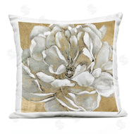 Carol Robinson | Blushing White Magnolia Flower Abstract Floral