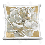 Carol Robinson | Blushing White Magnolia Flower Abstract Floral