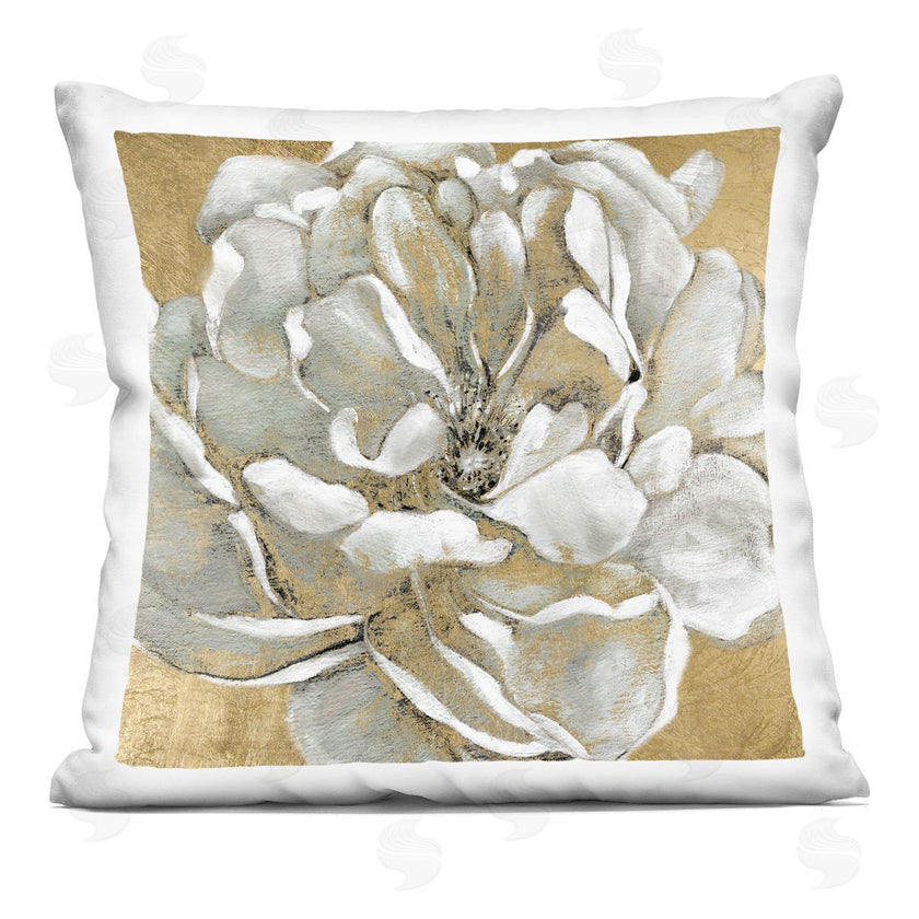 Carol Robinson | Blushing White Magnolia Flower Abstract Floral