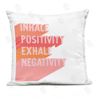 Hey Bre! Creative Studio | Inhale Positivity Exhale Negativity Motivational Phrase Pink Pop
