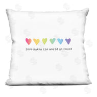 House Fenway | Love Makes World Go Round Rainbow Heart Ombre