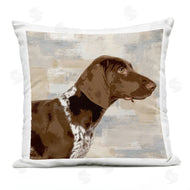 Keri Rodgers | Pointer Dog Side Portrait Soft Cross Hatch Pattern