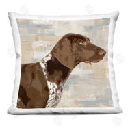 Keri Rodgers | Pointer Dog Side Portrait Soft Cross Hatch Pattern