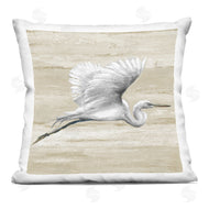 Patricia Pinto | Flying Heron Soft Sand Pattern Natural Tones