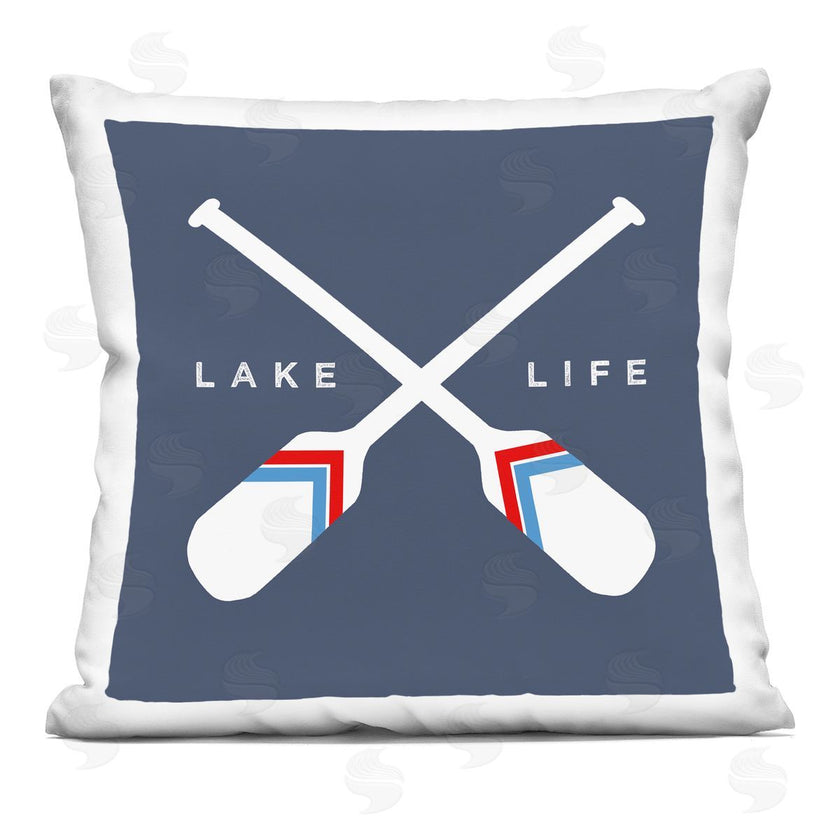 Stupell Studio | Lake Life Phrase Crossed Oars
