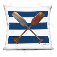 Gina Ritter | Nautical Oars Blue Stripes