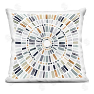 Victoria Barnes | Abstract Rustic Mosaic Circle Pattern Illustration