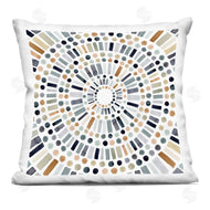 Victoria Barnes | Bold Rustic Abstract Mosaic Circle Pattern Illustration