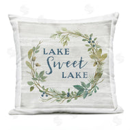 Silvia Vassileva | Sweet Lake Quote Rustic Floral Botanical Frame