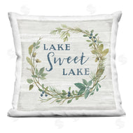 Silvia Vassileva | Sweet Lake Quote Rustic Floral Botanical Frame