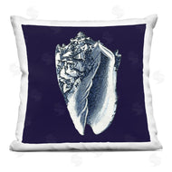 Vision Studio | Distressed Navy and White Conch Shell