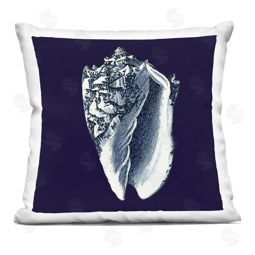 Vision Studio | Distressed Navy and White Conch Shell
