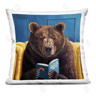 Lucia Heffernan | Brown Bear Reading Dating Book Forest Animal
