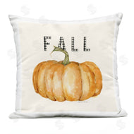 Stephanie Workman Marrott | Fall Pumpkin Black Farm Plaid Typography Autumn Gourd
