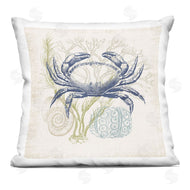 Victoria Barnes | Detailed Crab Aquatic Ocean Botanicals