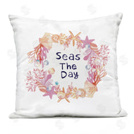 Amelia Noyes | Seas The Day Seashell Ocean Botanical Wreath
