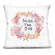 Amelia Noyes | Seas The Day Seashell Ocean Botanical Wreath