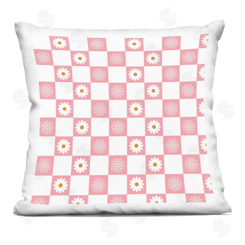 Hey Bre! Creative Studio | Daisy Flower Blossoms Checkered Pattern