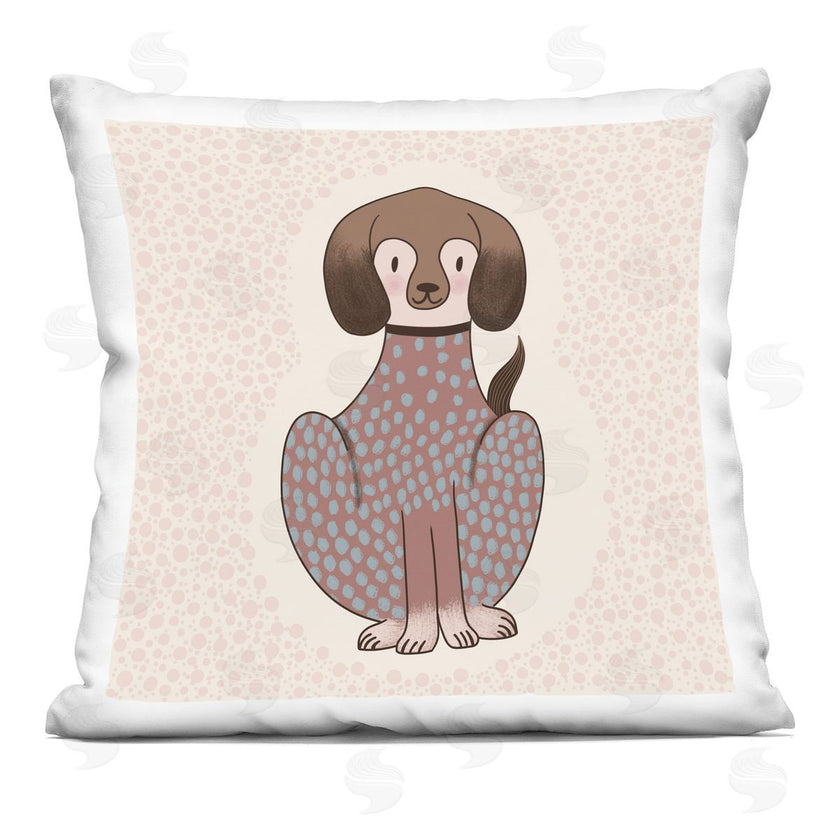 Birgit Maria Kiennast | Polka Dot Patterned Dog Happy Animal