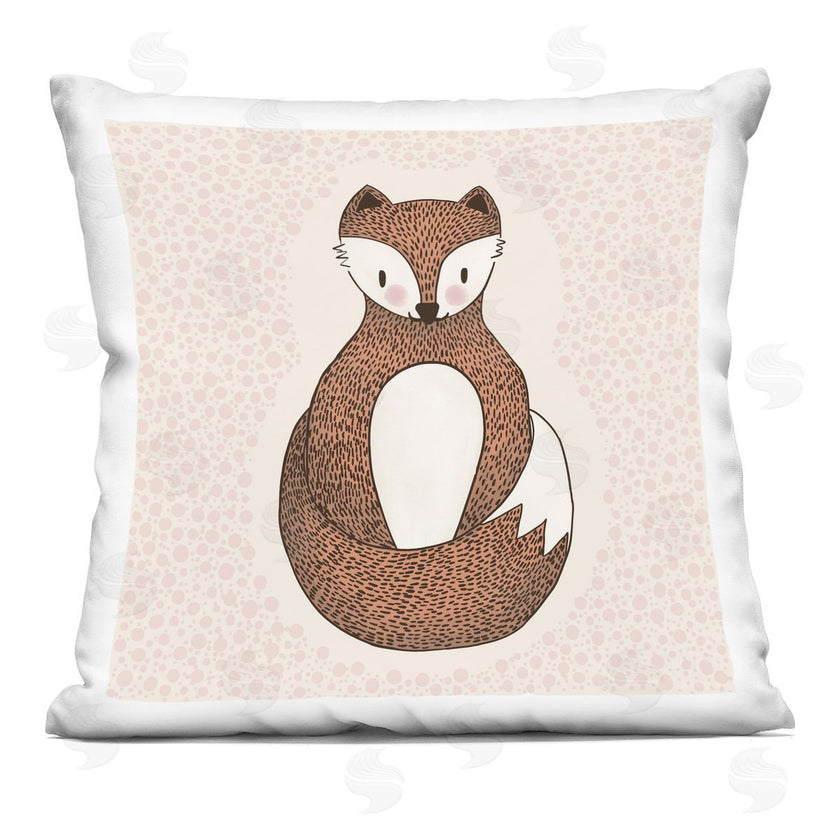 Birgit Maria Kiennast | Whimsical Smiling Fox Patterned Nursery Design