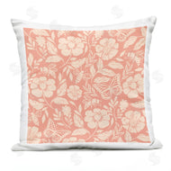 Caroline Alfreds | Pink Butterflies & Bees Floral Insect Pattern