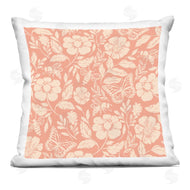 Caroline Alfreds | Pink Butterflies & Bees Floral Insect Pattern