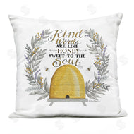 Deb Strain | Kindness Phrase Uplifting Honey Bee Botanical