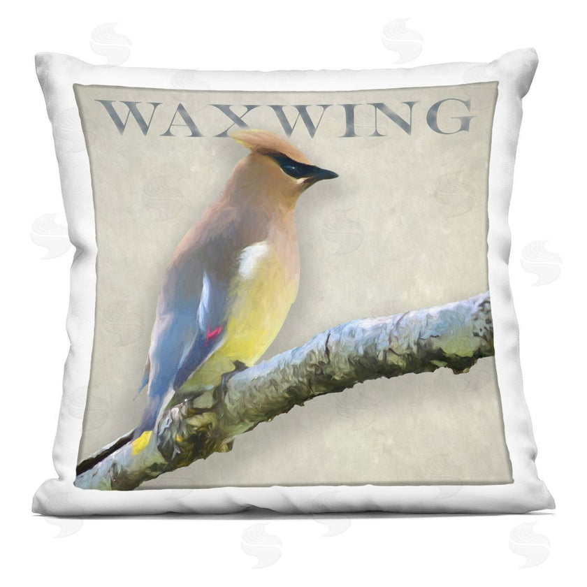 Alpenglow Workshop | Waxwing Bird Perched Wildlife Design