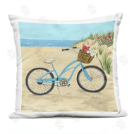 Sharon Lee | Blue Beach Bicycle Flower Basket