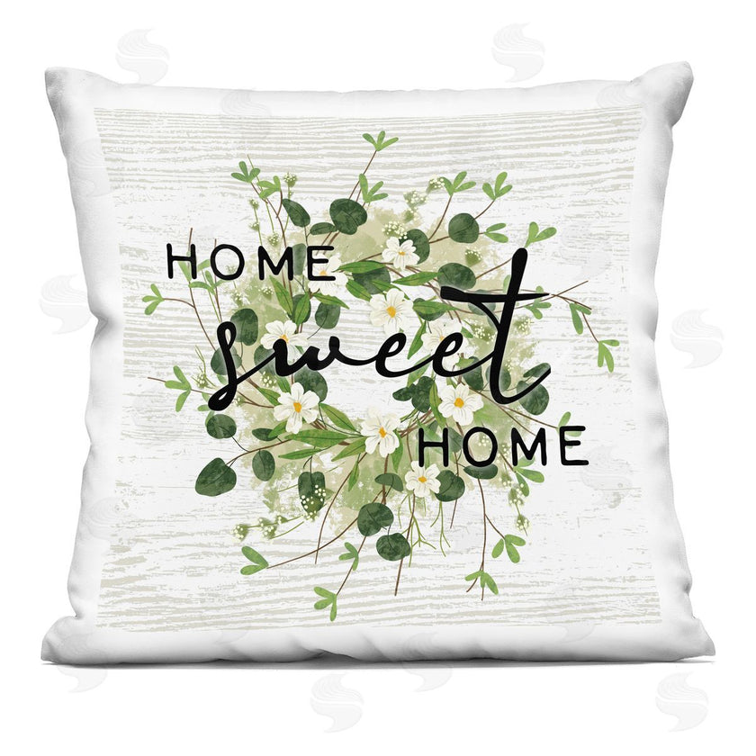 Ziwei Li | Sweet Home Floral Leaves Wreath