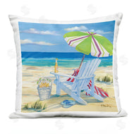 Paul Brent | Nautical Beach Scene Lounge Chair