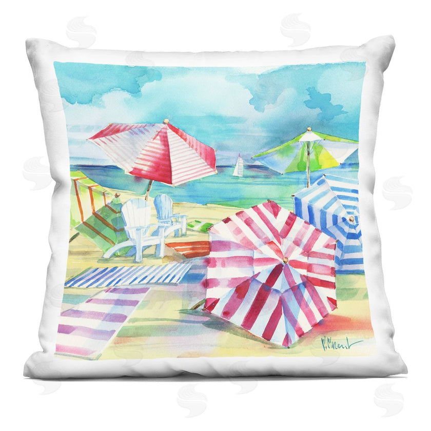 Paul Brent | Various Beach Umbrellas Coastal Summer Shore