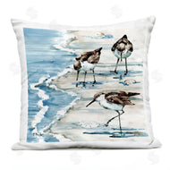 Paul Brent | Sandpipers Among Seashells Coastal Beach